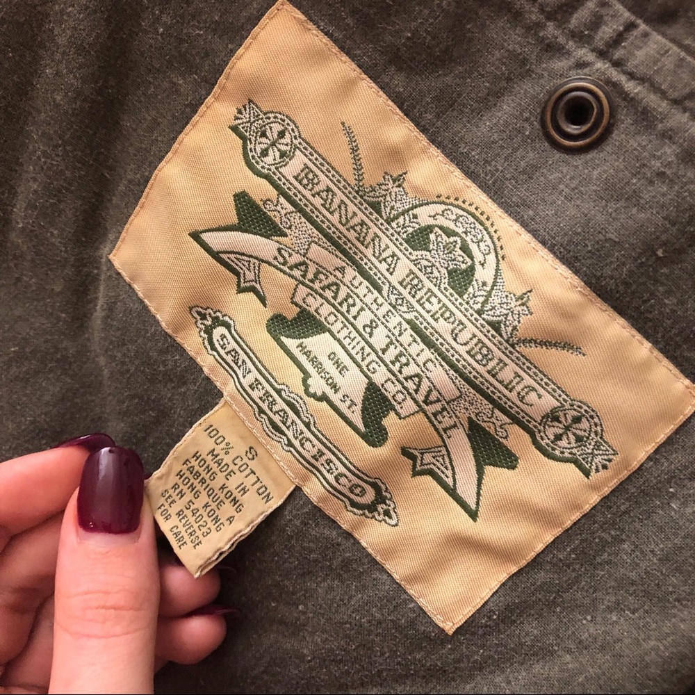 Vintage hooded army jacket